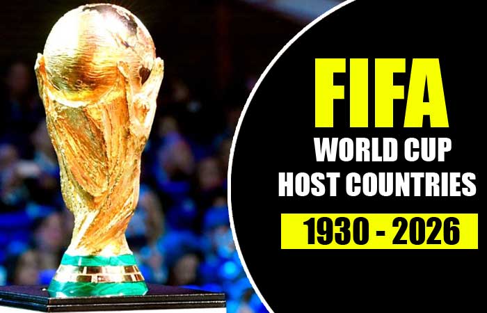 FIFA World Cup Host Countries List Year By Year