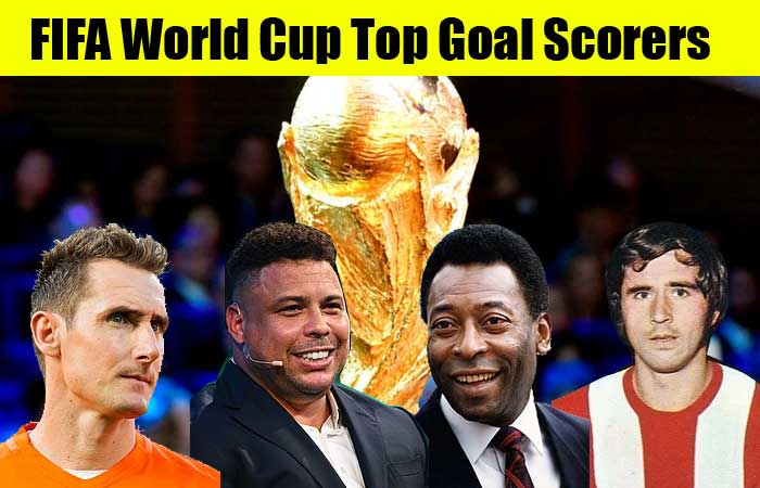 FIFA World Cup Top Goal Scorers List All time