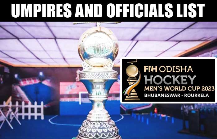 Umpires List for FIH Men’s Hockey World Cup 2023