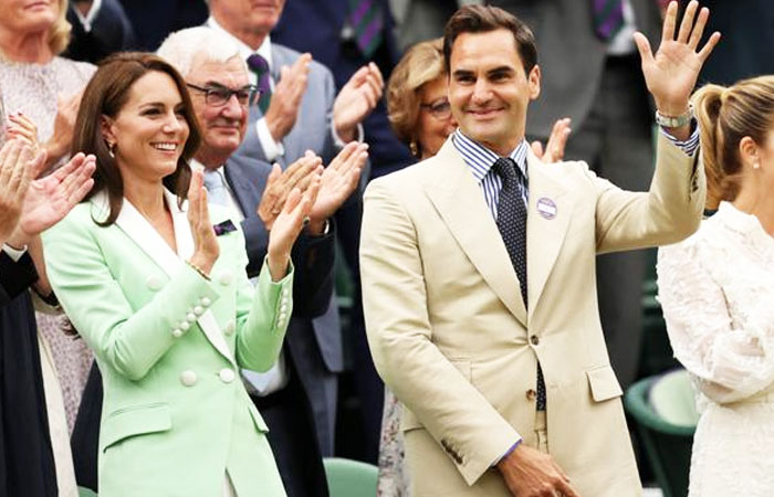 Roger Federer With Kate Middleton