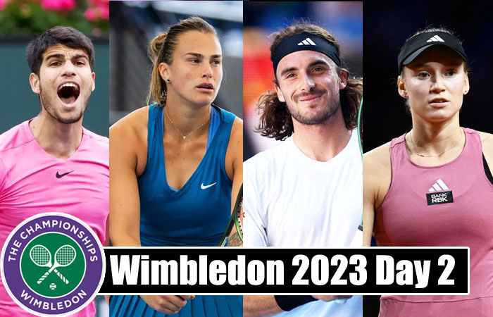 Wimbledon 2023 : Day 2 Order of Play: Alcaraz, Rybakina, Andy Murray and Sabalenka have matches in first-round action